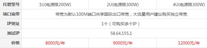 香港新世界機(jī)房托管價格