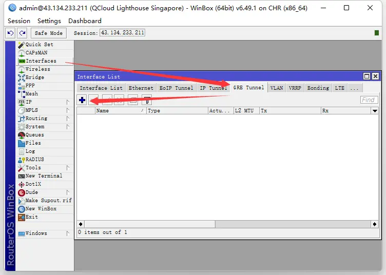 �ڷ���(w��)����ʹ��MikroTik RouterOS�ڔ�(sh��)��(j��)����֮�g��������