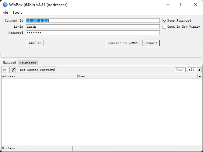 �ڷ������ϰ��bMikroTik RouterOS�����ú��εĶ˿��D�l(f��)