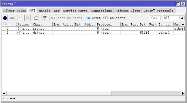 �ڷ������ϰ��bMikroTik RouterOS�����ú��εĶ˿��D�l(f��)