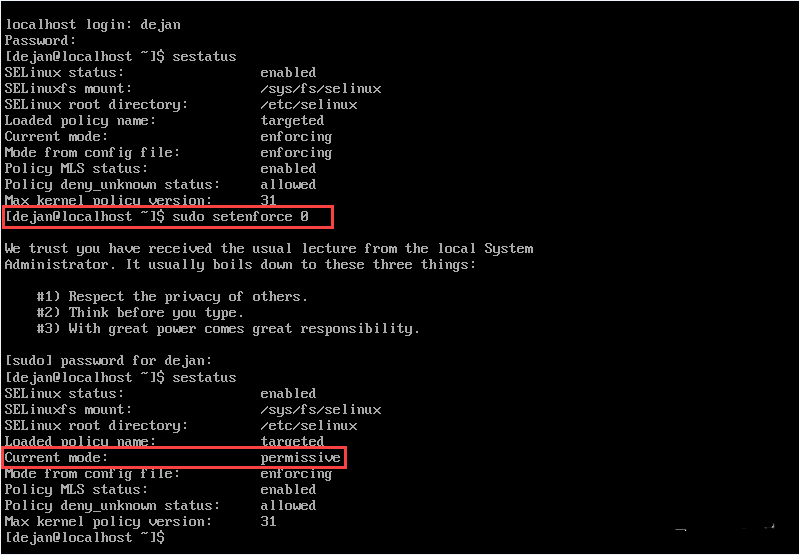 CentOS7上禁用或關(guān)閉SELinux的詳詢方法教程