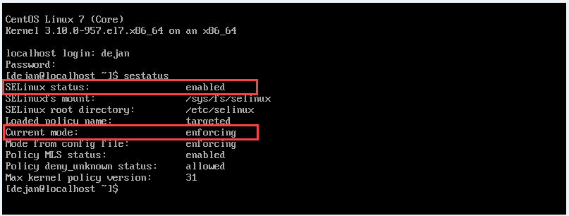 CentOS7上禁用或關(guān)閉SELinux的詳詢方法教程
